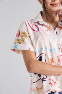 Set Happy life - Marfil Camisa & Pantalón