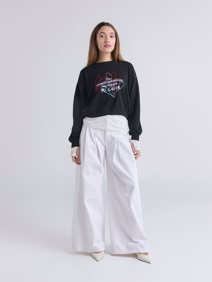 Buzo Mi color - Negro