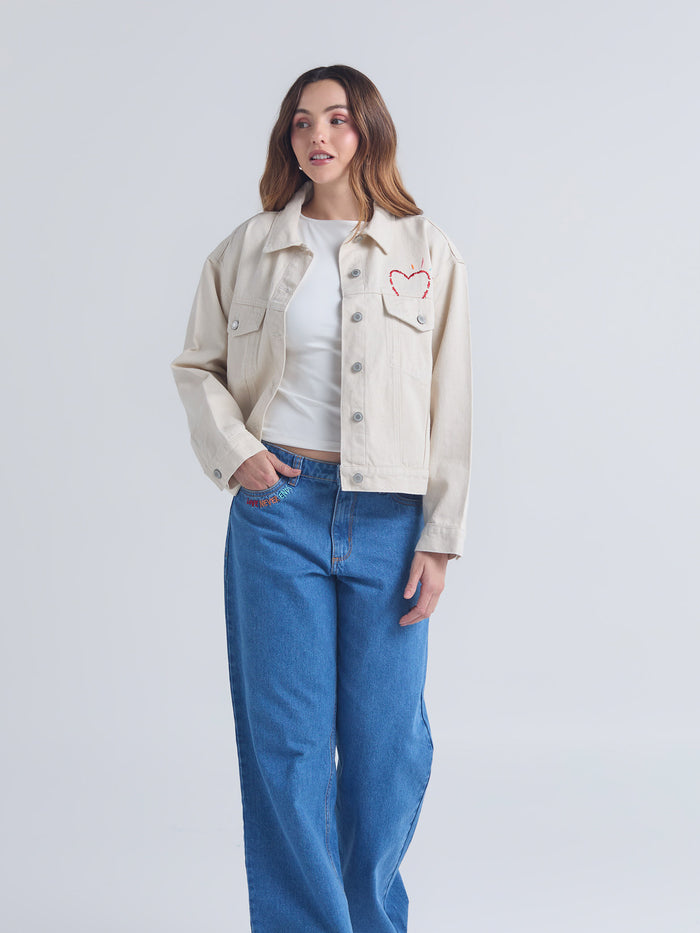 Chaqueta Never ends - Marfil
