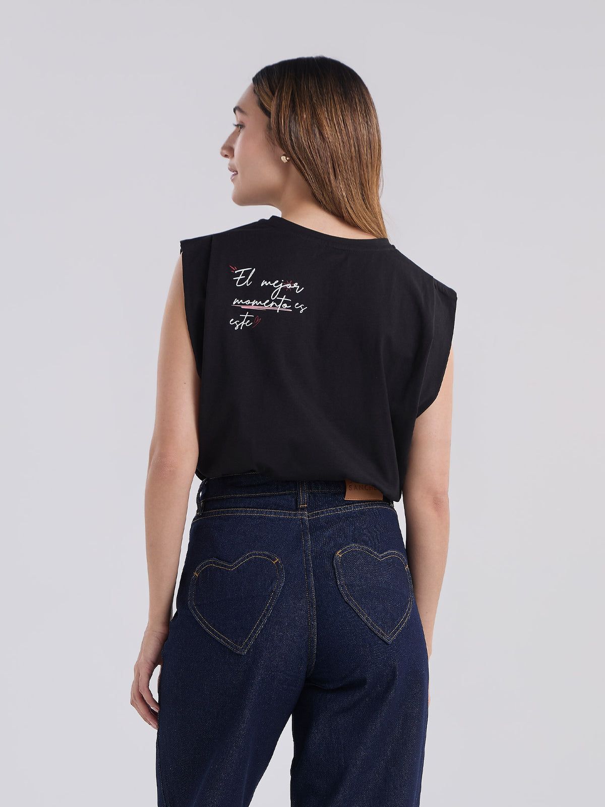 Camiseta El mejor momento - Negro