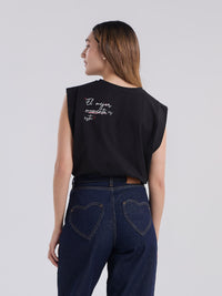 Camiseta El mejor momento - Negro