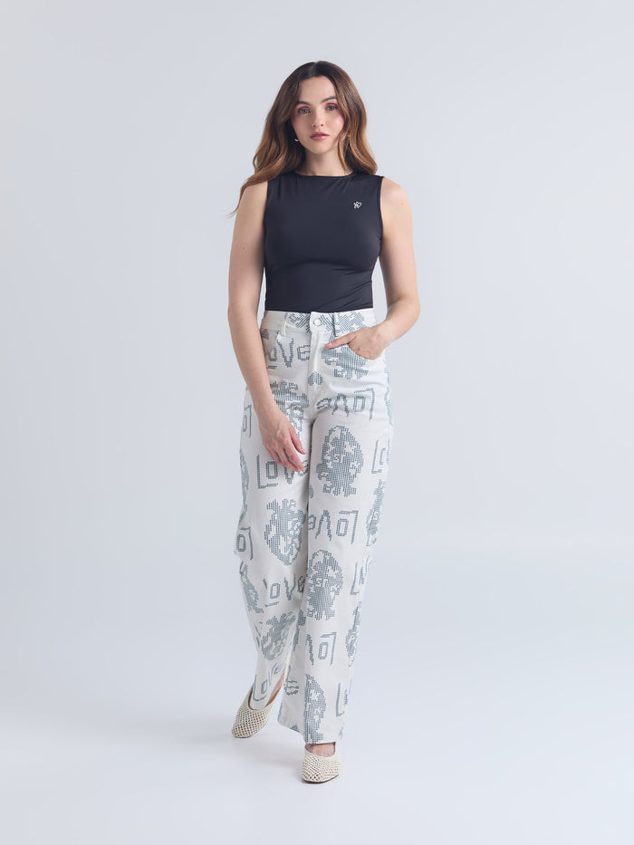 Pantalón Love - Marfil