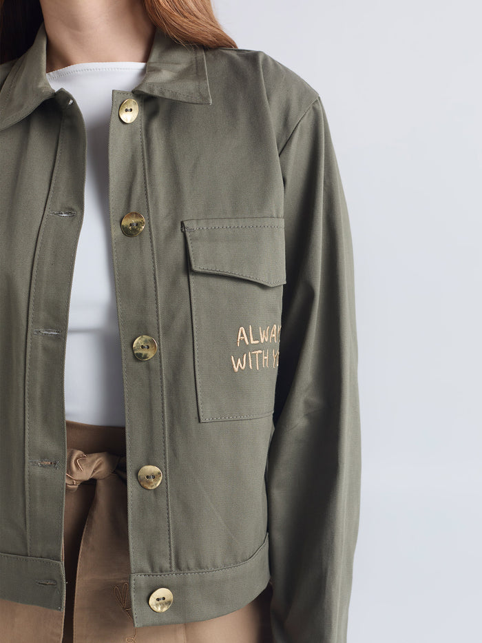 Chaqueta With you - Verde