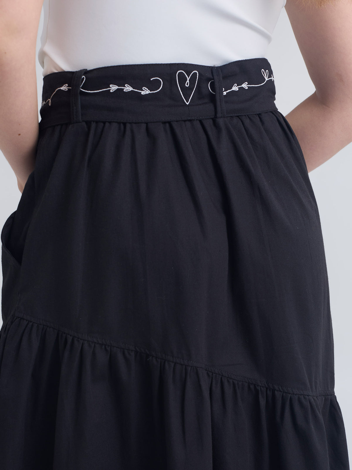 Falda En cada paso - Negro