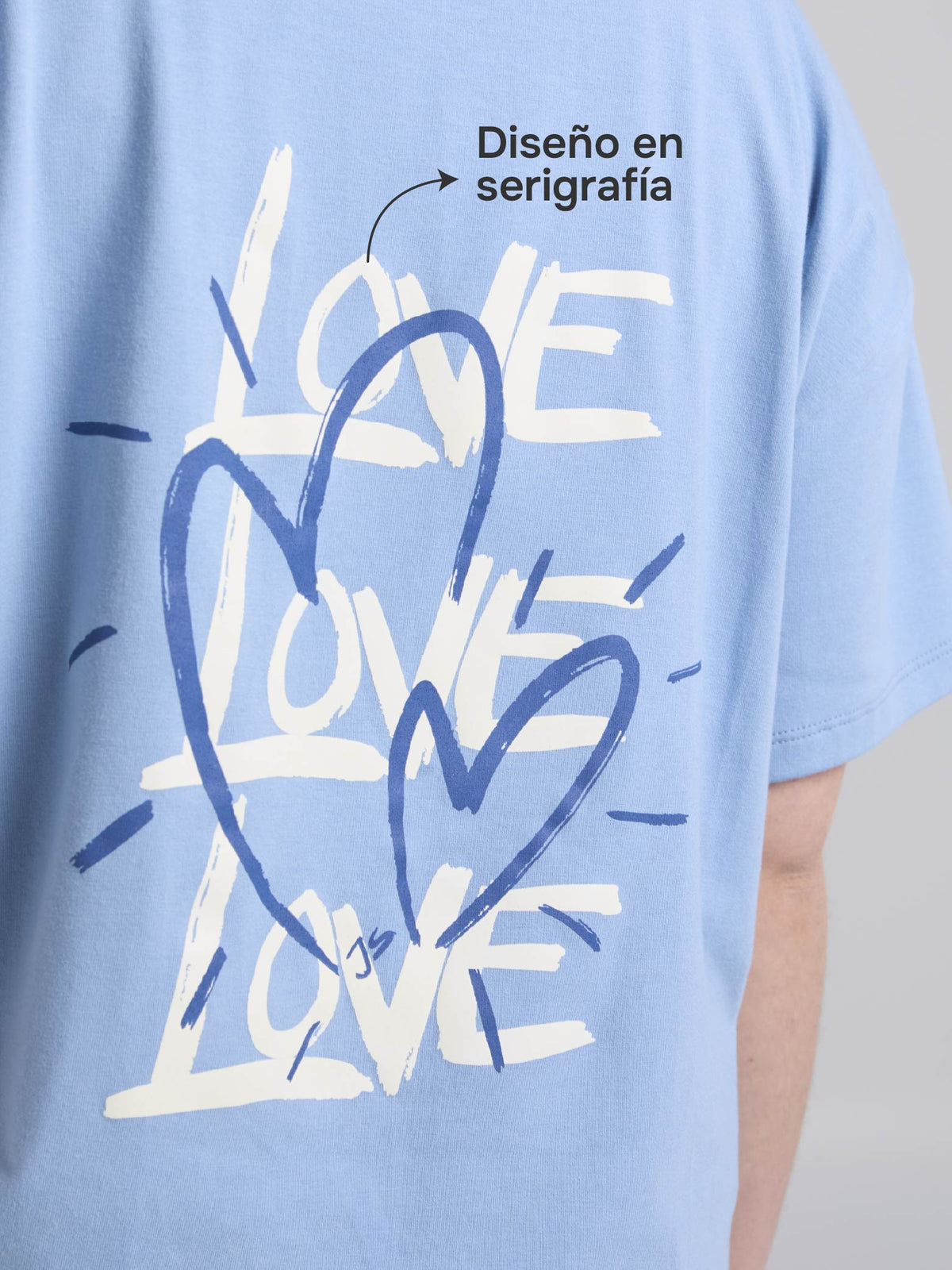 Camiseta Love - Azul