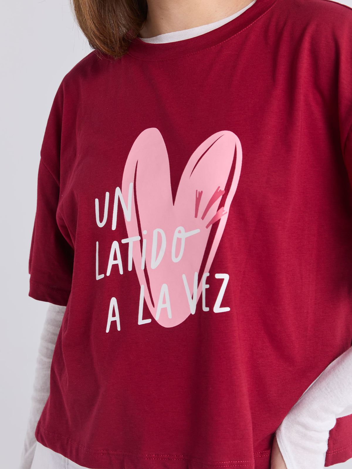 Camiseta Latidos - Vinotinto