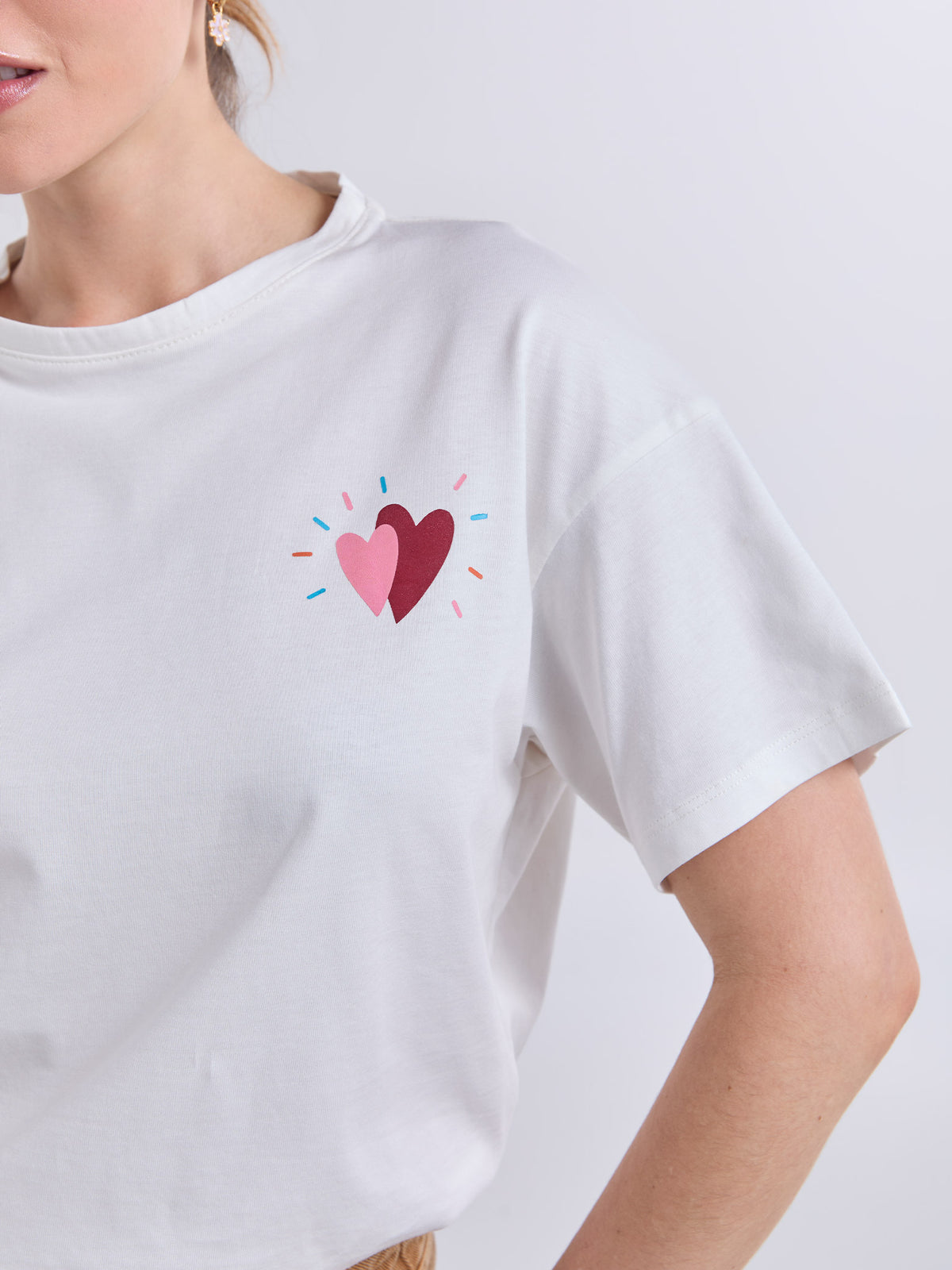 Camiseta Un gran lugar - Marfil