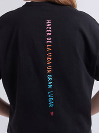 Camiseta Un gran lugar - Negro
