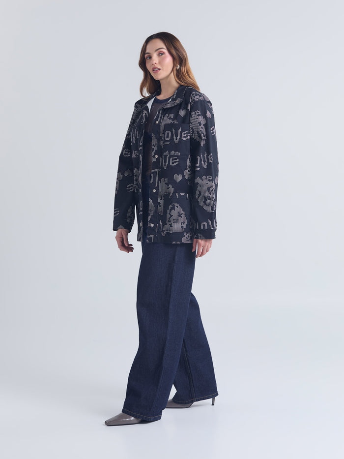 Chaqueta Love - Negro