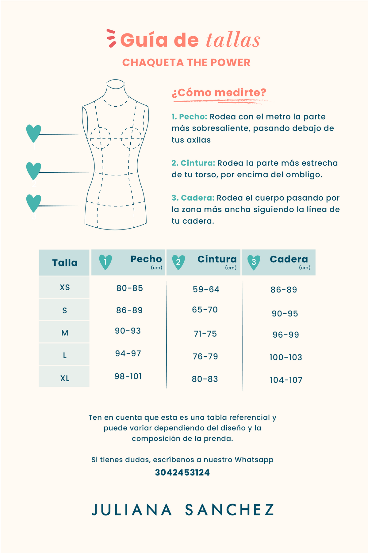 Chaqueta The power of love - Azul