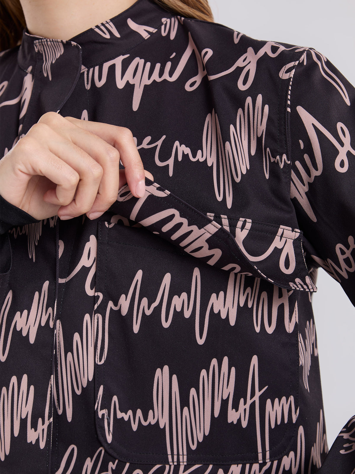 Chaqueta Ritmos de amor - Negro