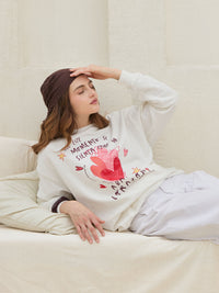 Buzo Abrazo al corazón - Marfil