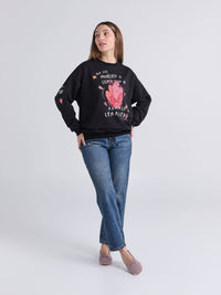 Buzo Abrazo al corazón - Negro