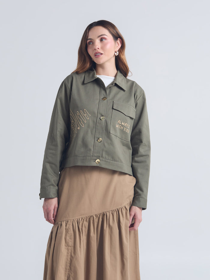 Chaqueta With you - Verde