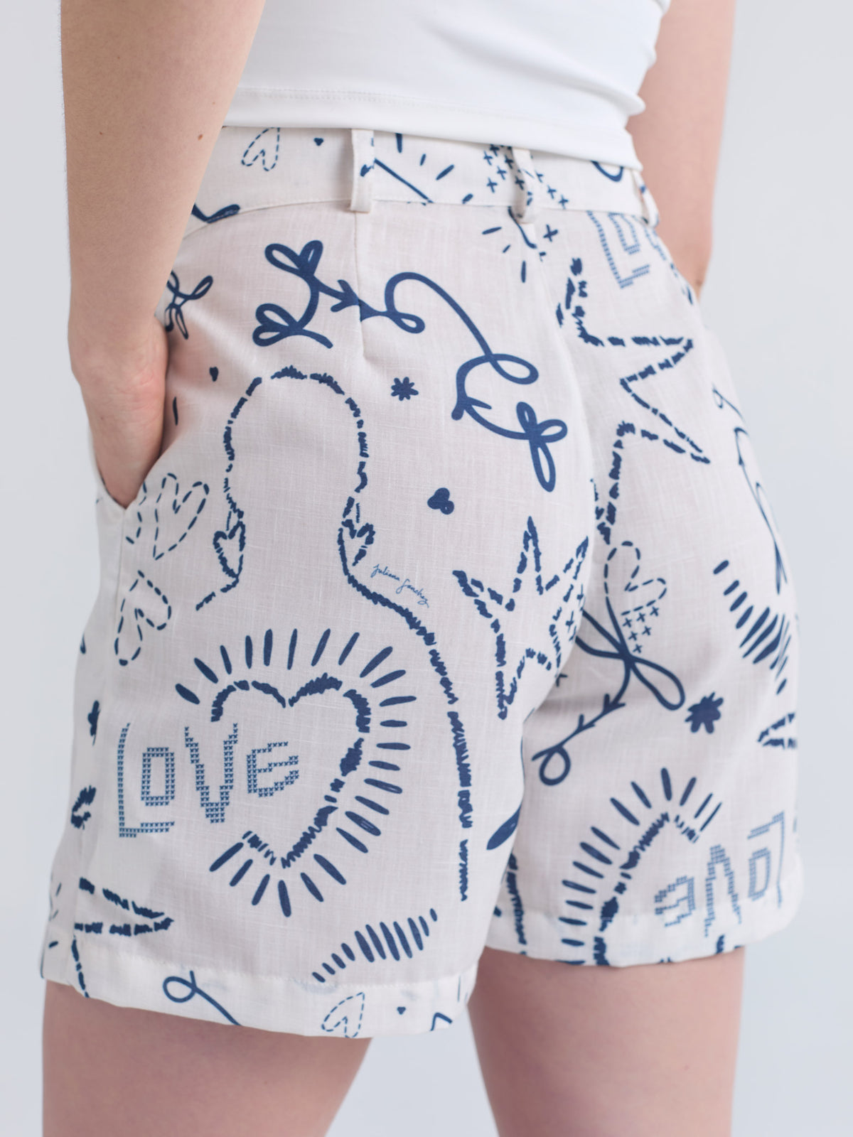 Short Lazos - Marfil