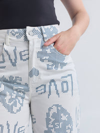 Pantalón Love - Marfil