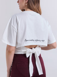 Camiseta Con todo el amor - Marfil