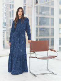 Vestido Puntada de amor - Azul