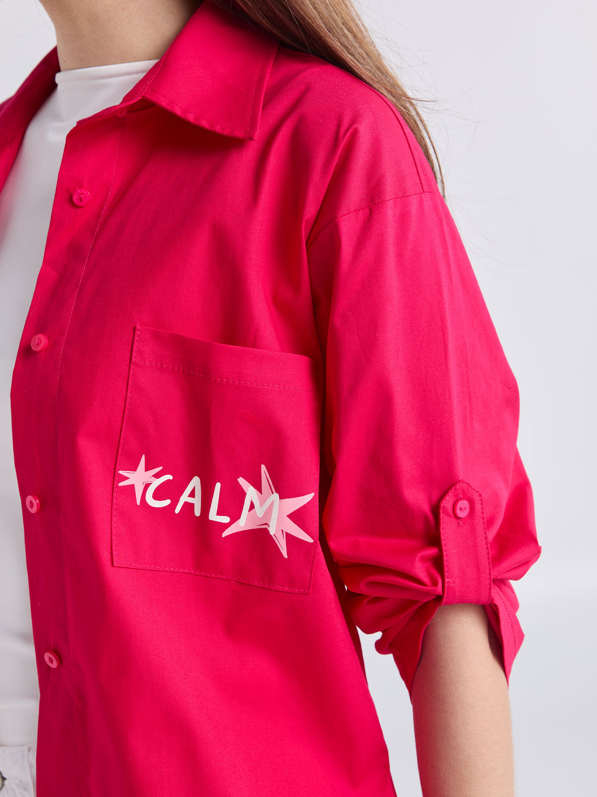 Camisa Feel - Fucsia