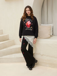 Buzo Abrazo al corazón - Negro