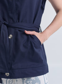 Chaleco Love - Azul