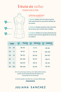 Falda Live & feel - Azul