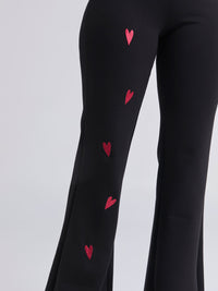 Pantalón Flare básico - Negro