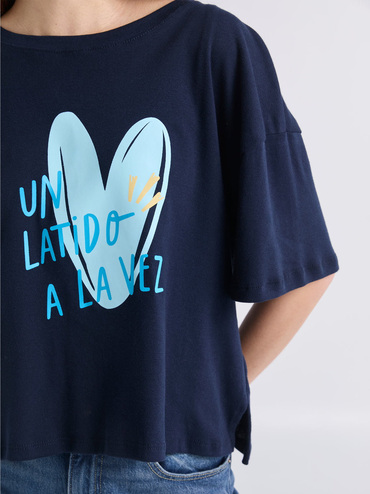Camiseta Latidos - Azul