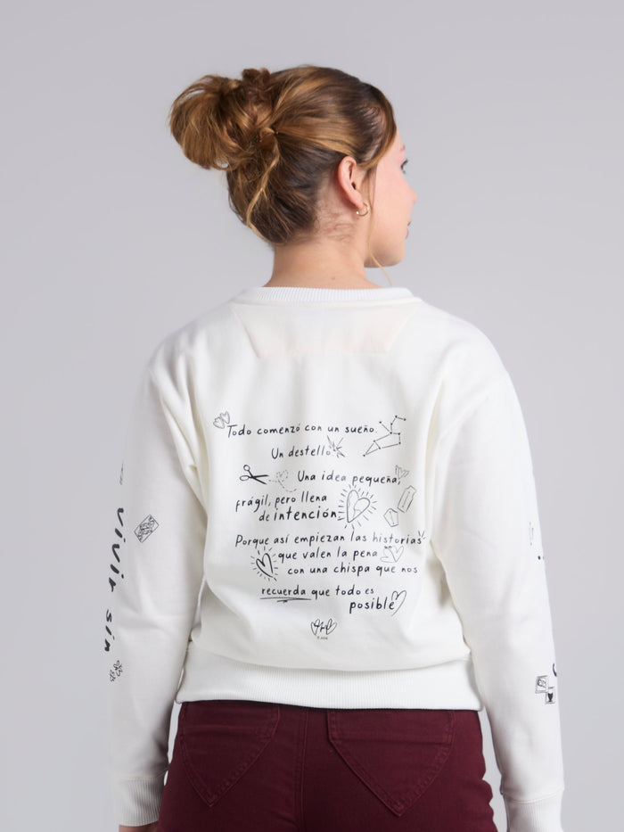 Buzo Sin limites - Marfil