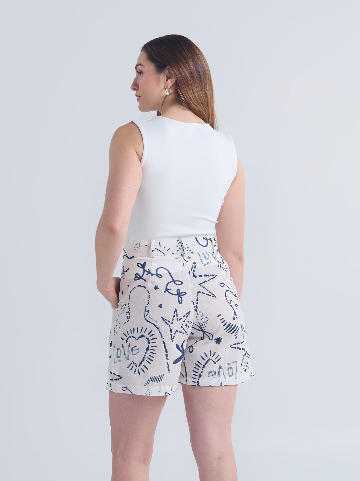 Short Lazos - Marfil