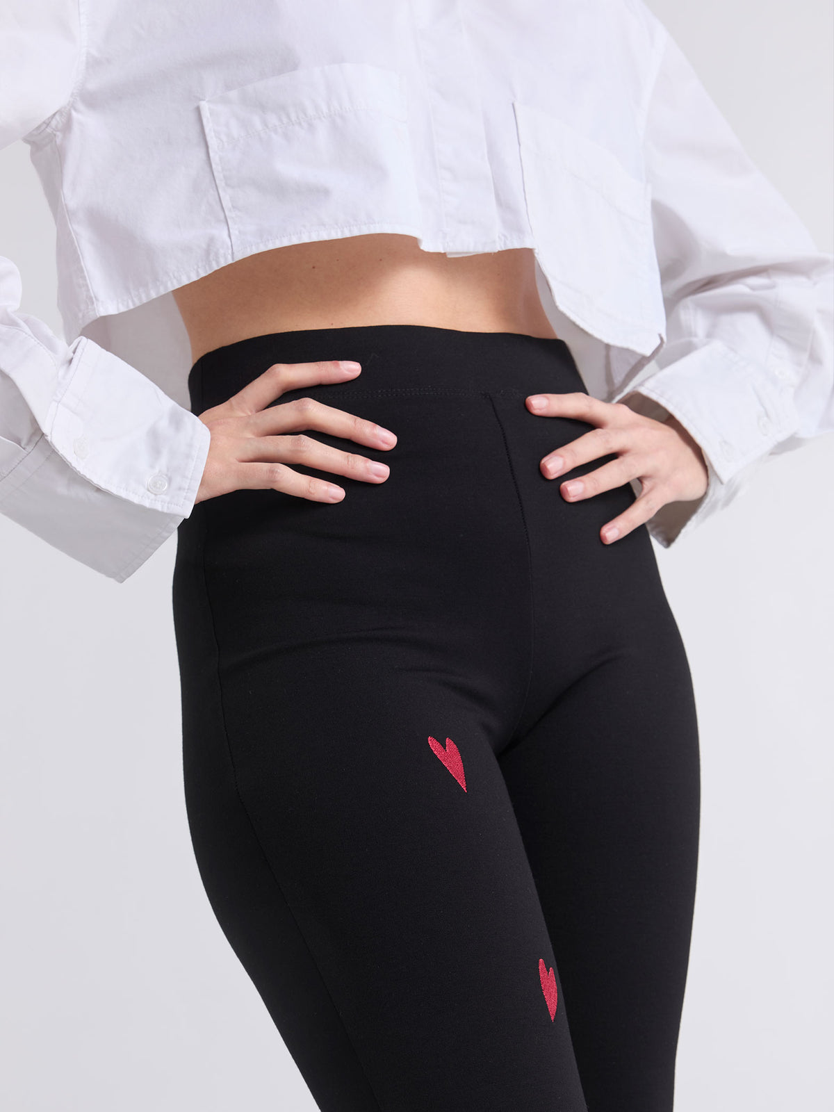Pantalón Flare básico - Negro