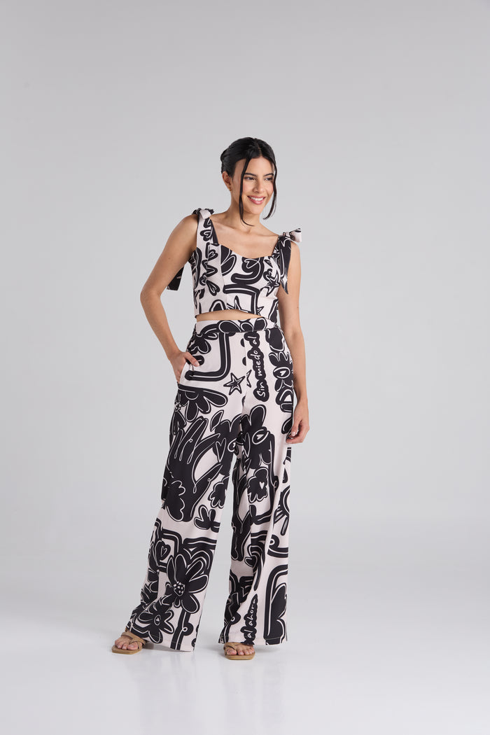 Set Caminos - Arena Top & Pantalón