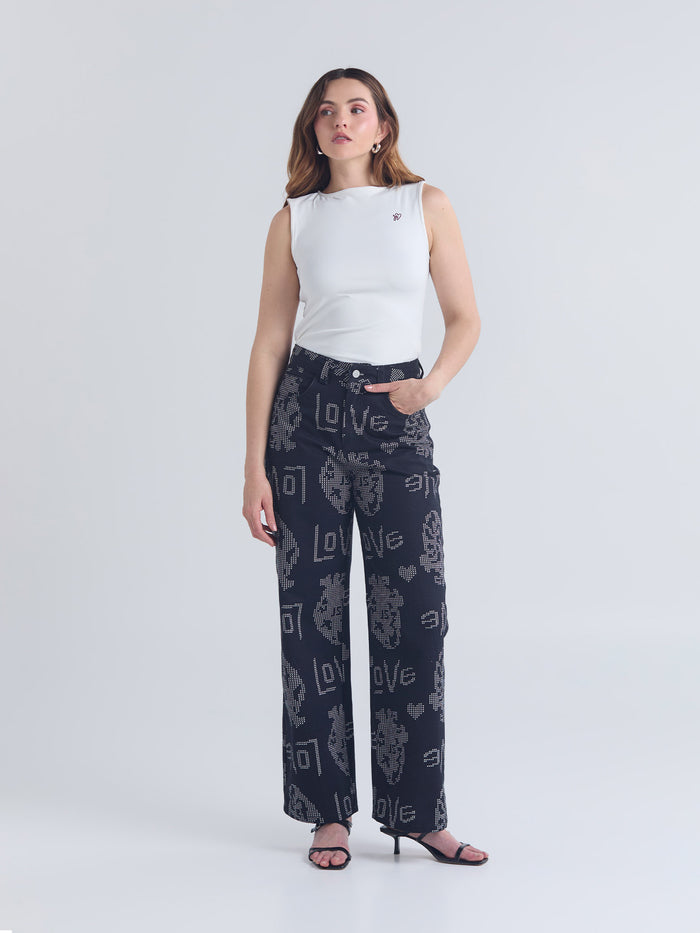 Pantalón Love - Negro