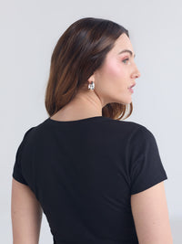 Camiseta With love - Negro