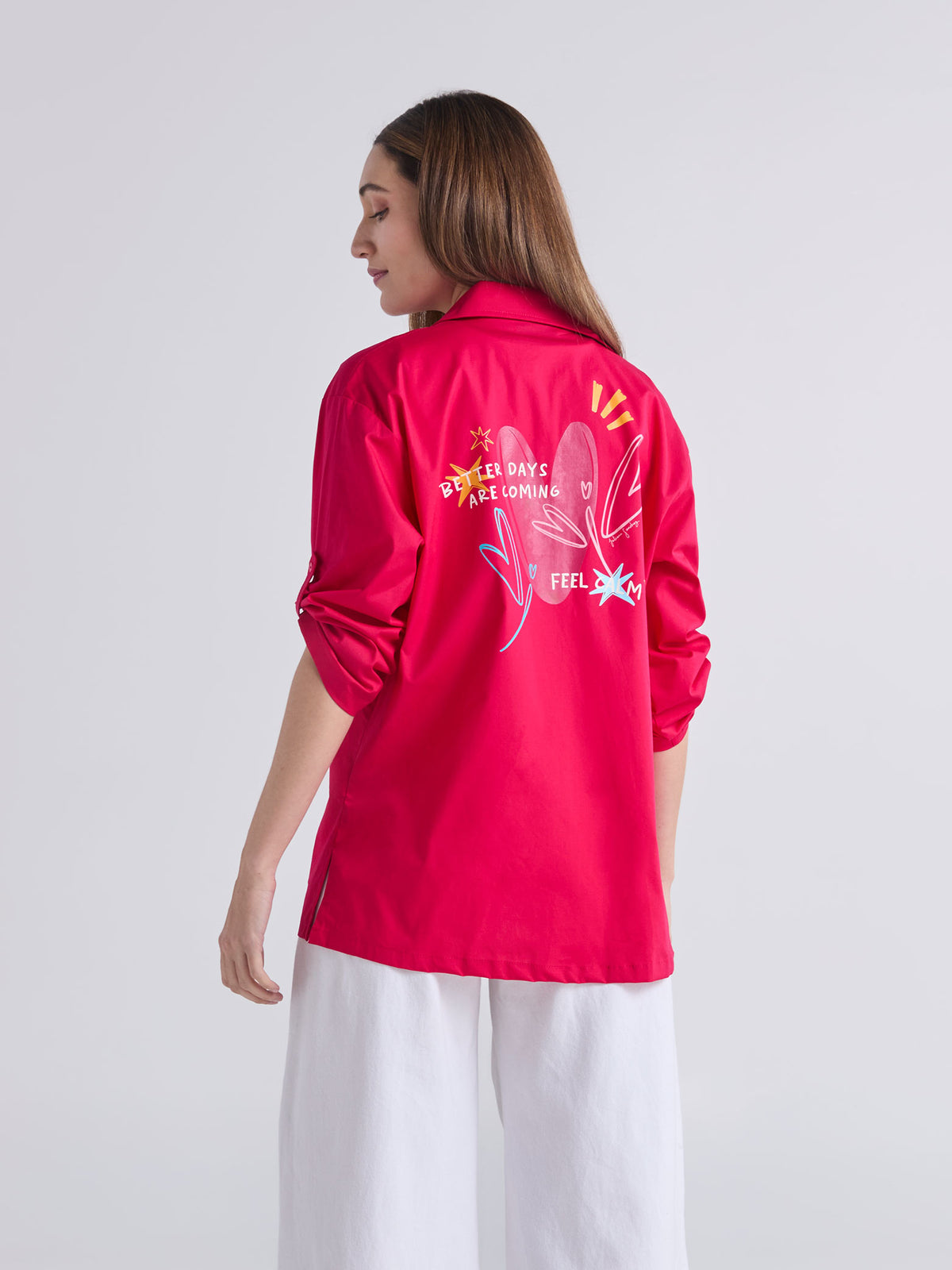 Camisa Feel - Fucsia