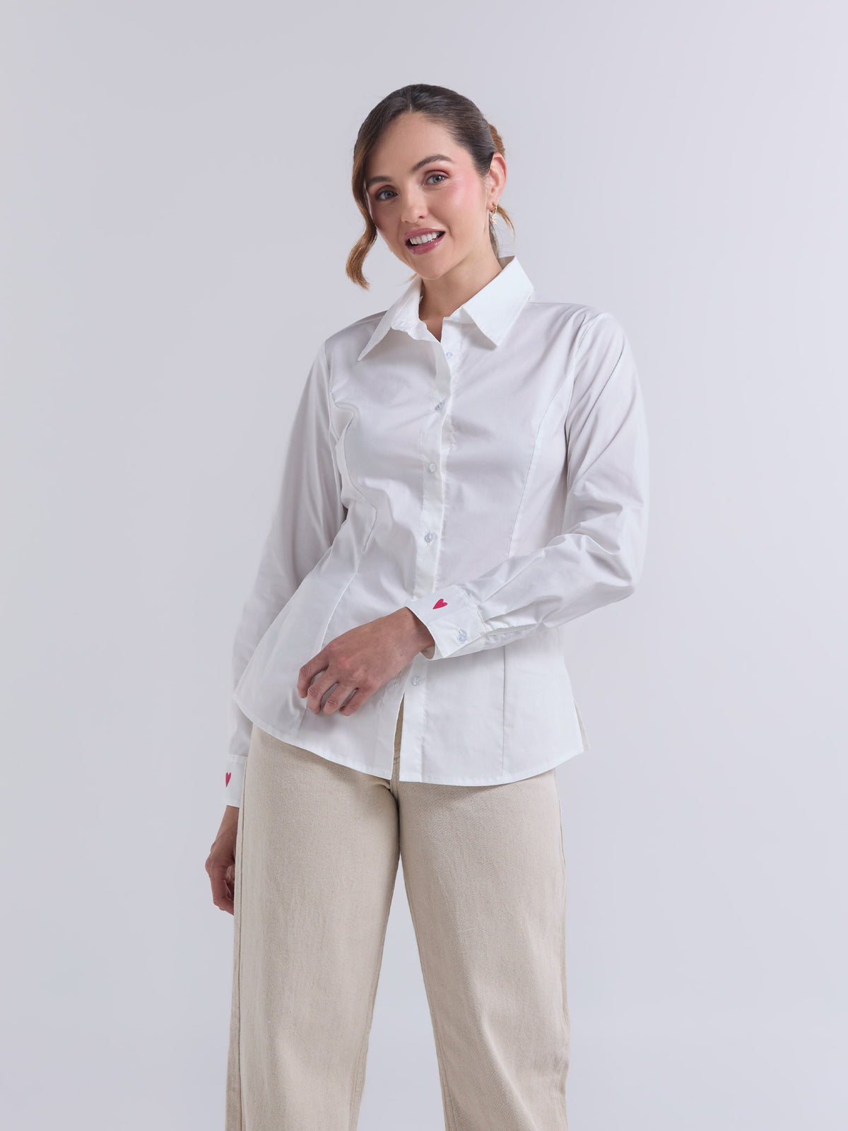 Camisa Volver a ti - Marfil