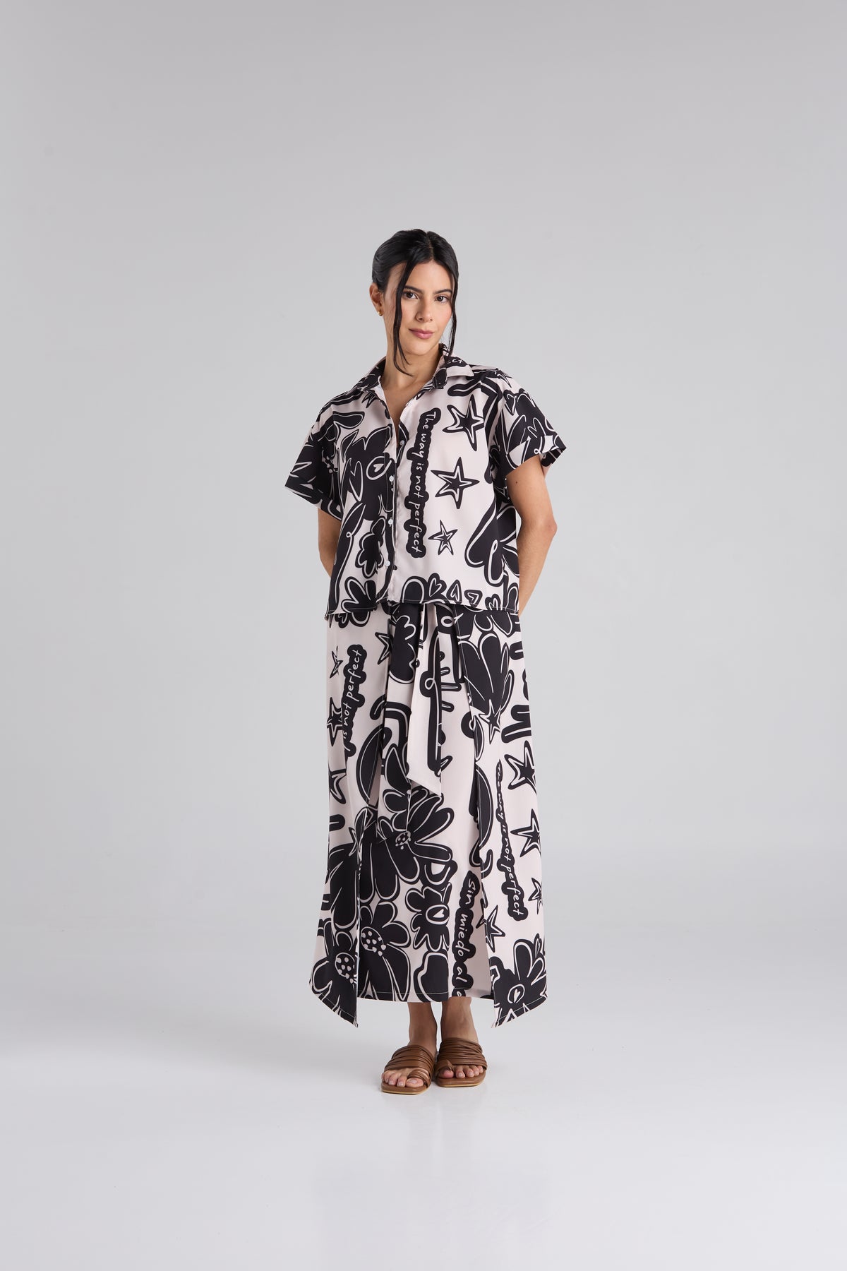 Set Caminos - Arena Camisa & Falda