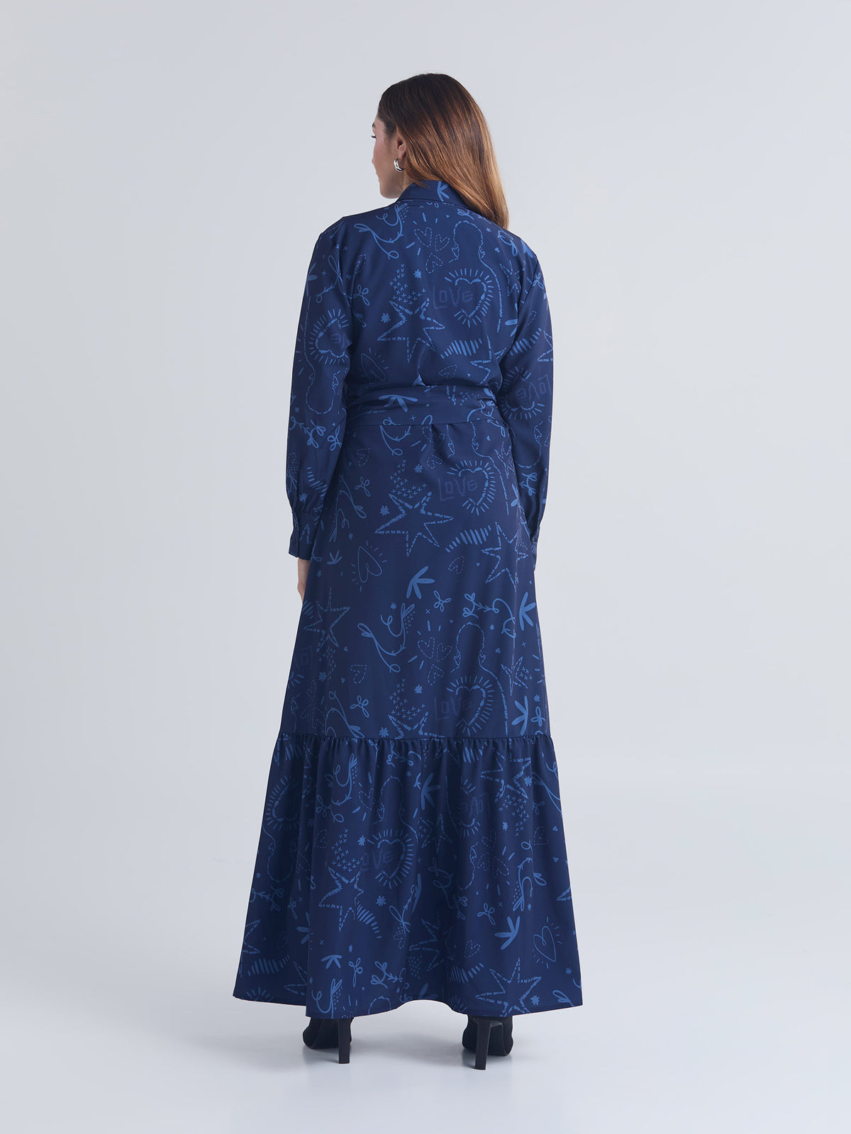 Vestido Puntada de amor - Azul