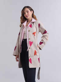 Chaqueta Todo corazón - Caqui