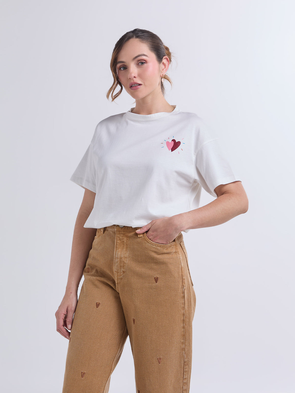 Camiseta Un gran lugar - Marfil