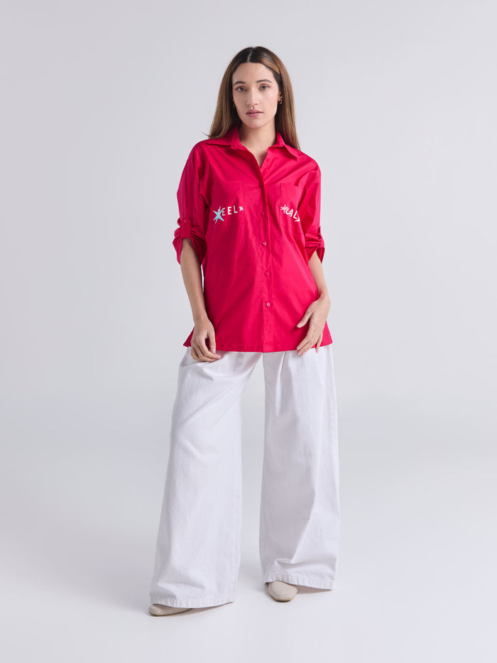 Camisa Feel - Fucsia