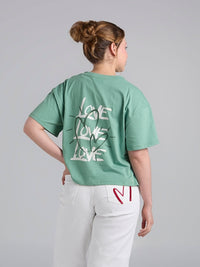 Camiseta Love - Verde