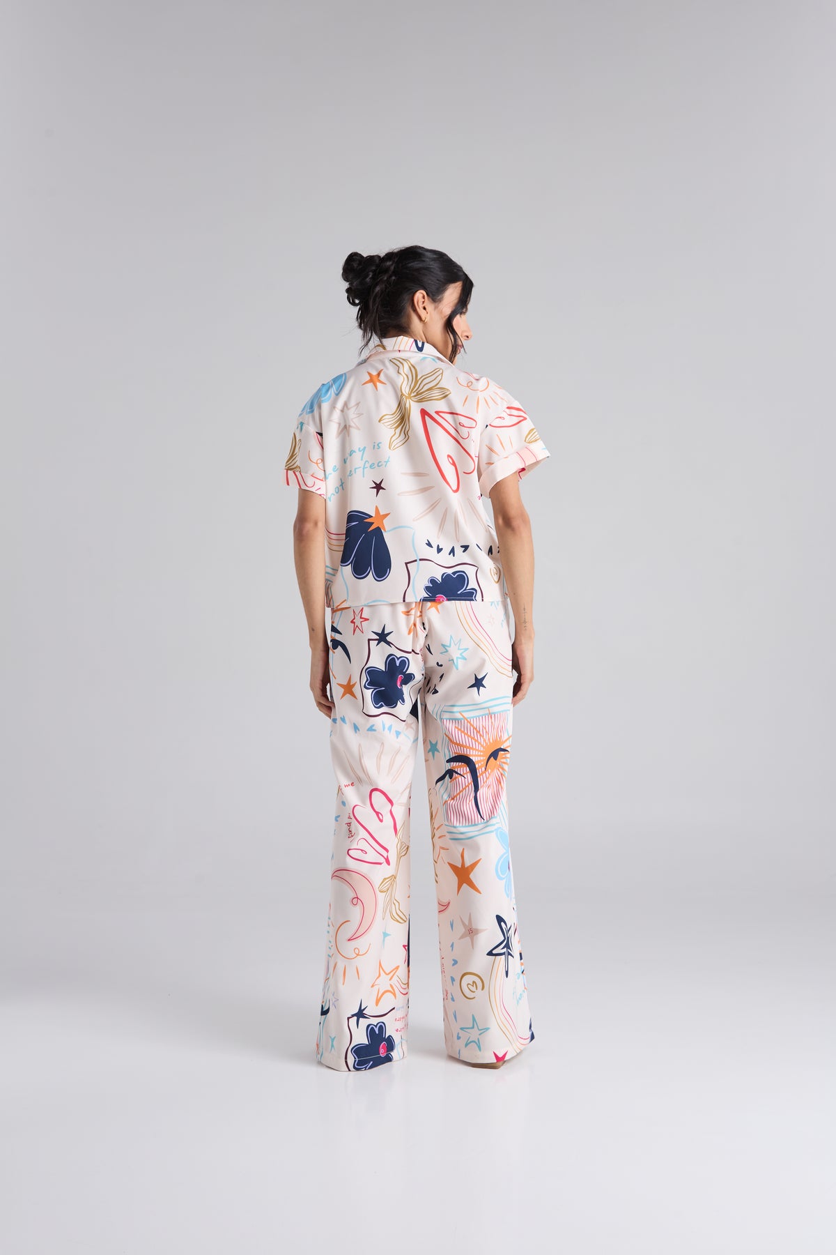 Set Happy life - Marfil Camisa & Pantalón
