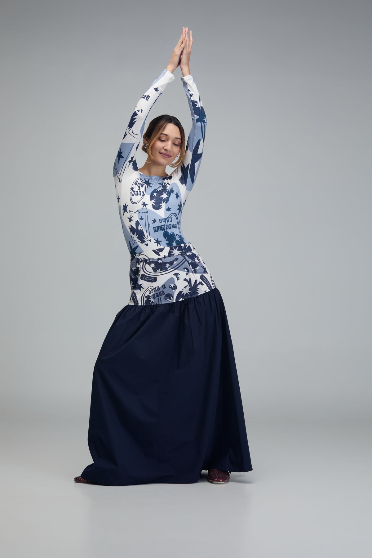 Set Live & Feel - Azul Body & Falda