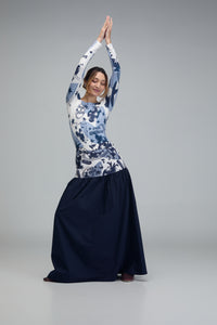 Set Live & Feel - Azul Body & Falda