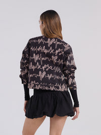 Chaqueta Ritmos de amor - Negro