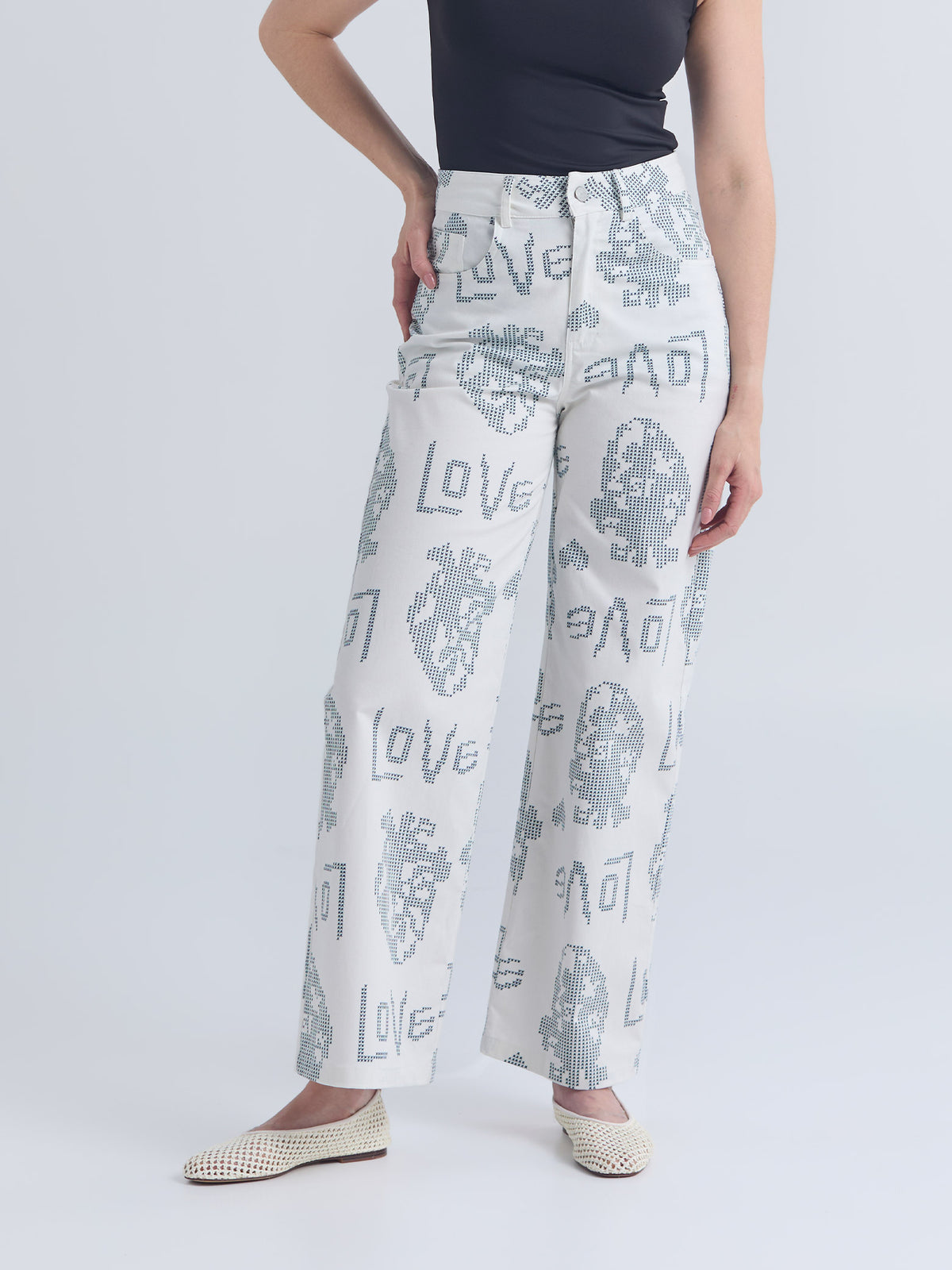 Pantalón Love - Marfil