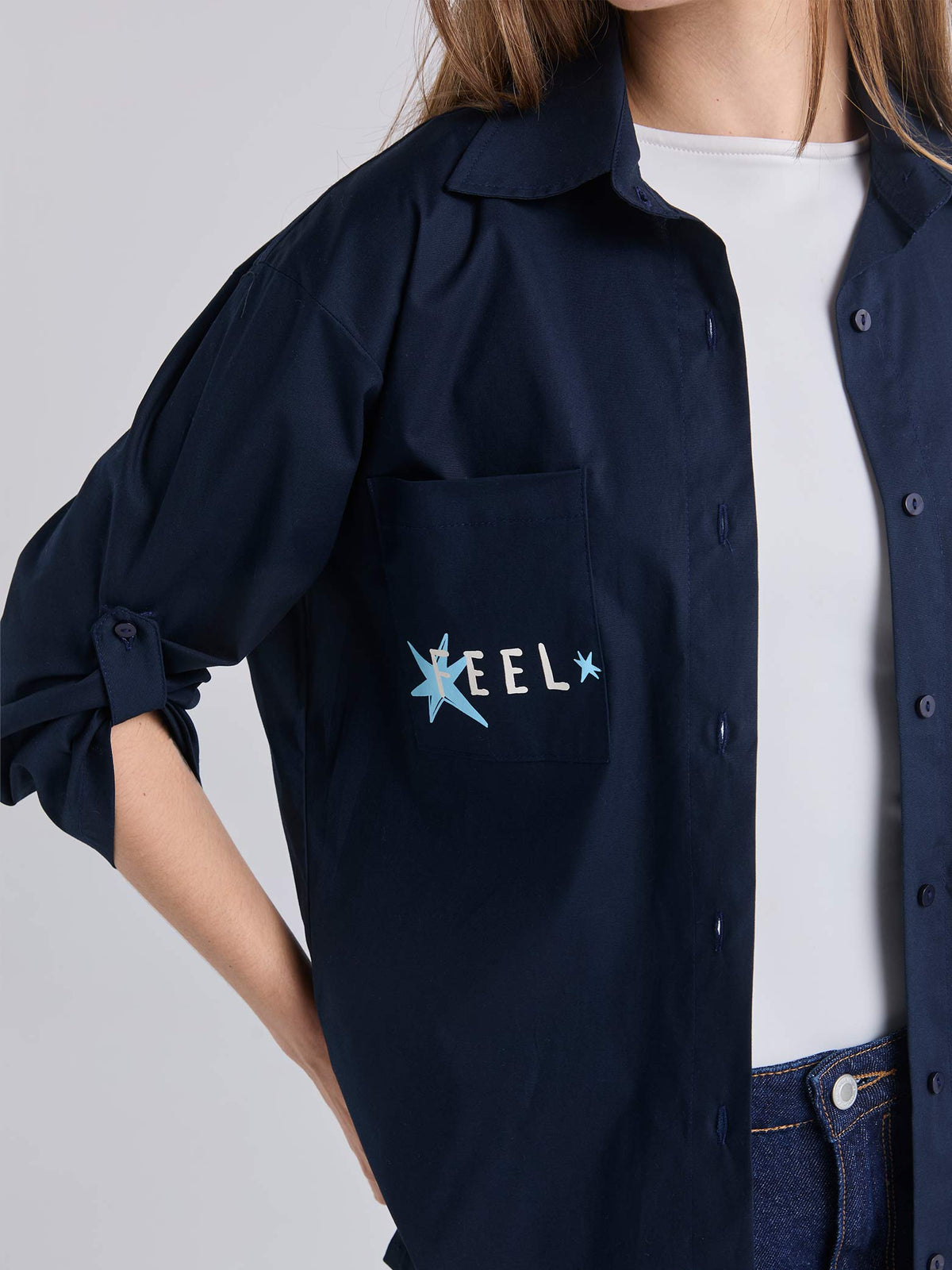 Camisa Feel - Azul