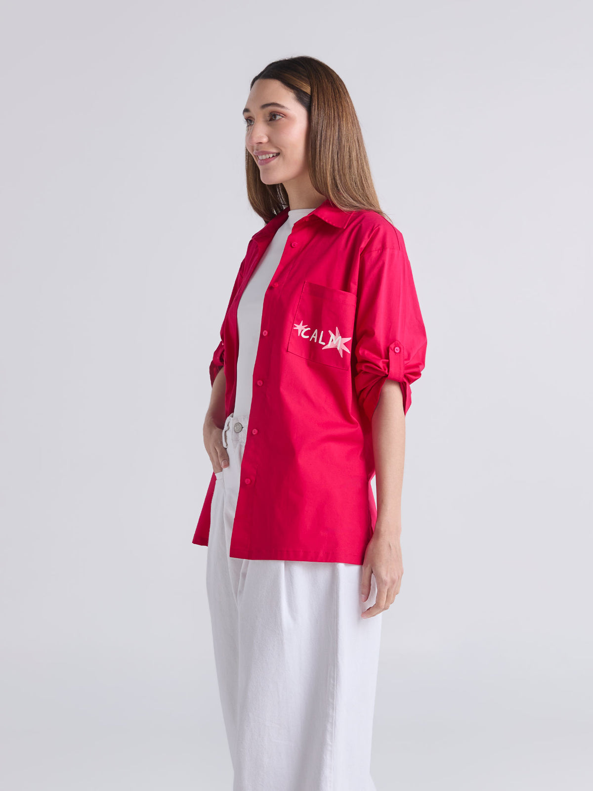 Camisa Feel - Fucsia