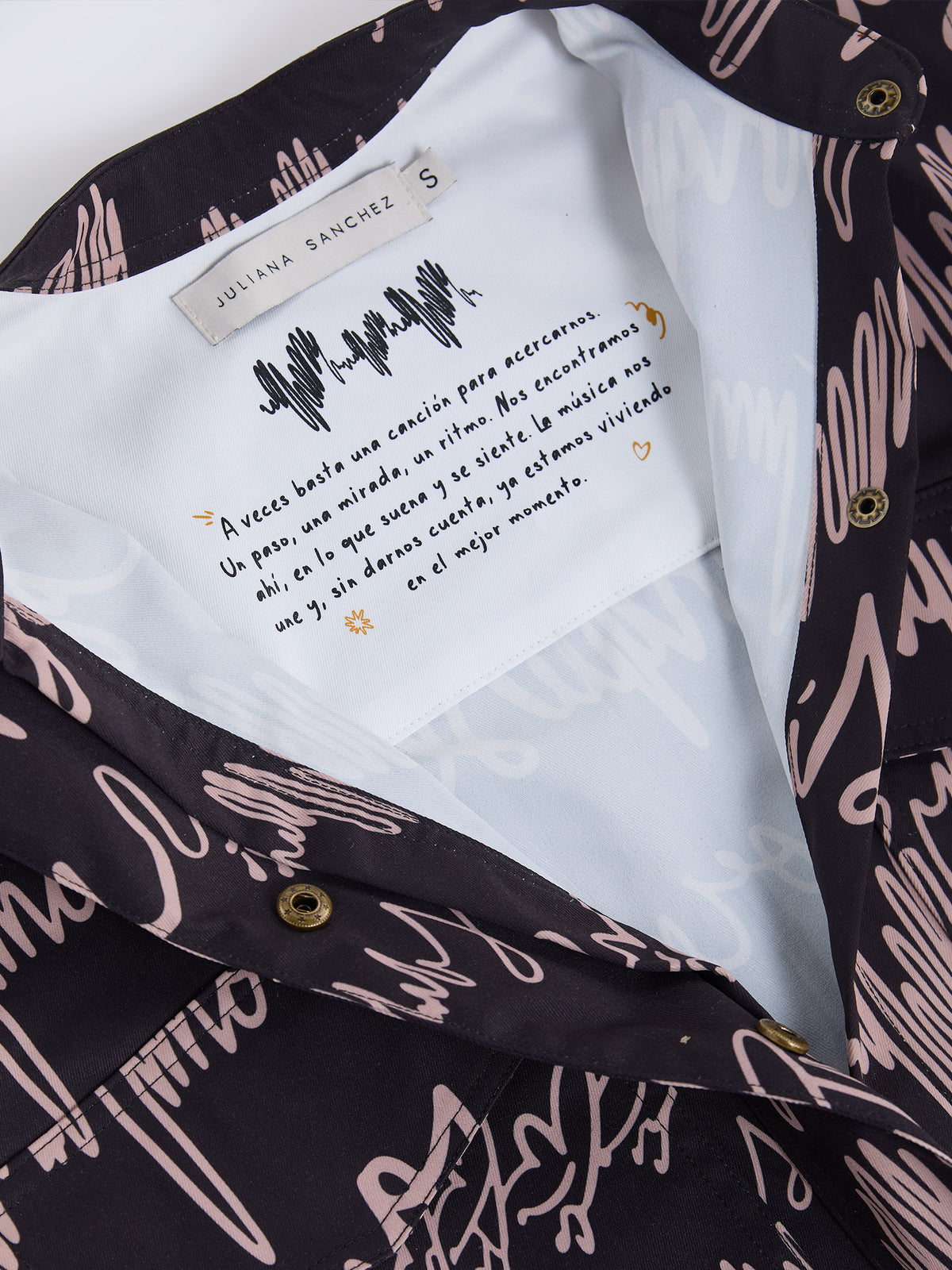 Chaqueta Ritmos de amor - Negro